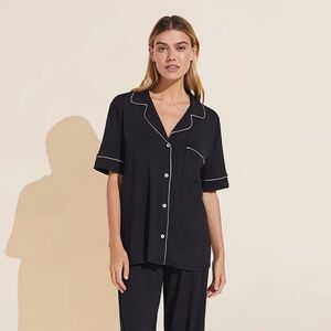 Black Gisele TENCEL™ Modal Short Sleeve & Pant PJ Set